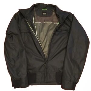 Hugo Boss Green Mens Navy Jadon 1 Bomber Jacket - Size M